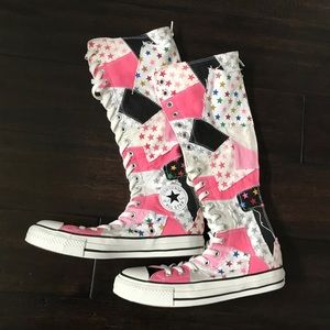 Converse lace up boots